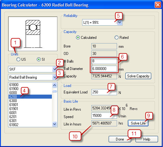 Bearing Calculator