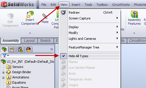 การแก้ไขคำสั่งเมื่อ Hide/Show Items ใช้งานไม่ได้