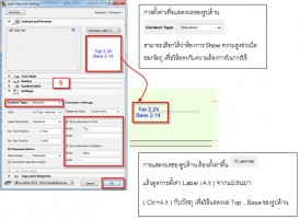 การแสดงขนาดพื้นที่ความหนาระดับความสูง โดยใช้คำสั่ง Label ในโปรแกรม ArchiCAD