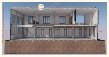 วิธีการสร้างภาพลายเส้น 3 มิติ พร้อมลายวัสดุด้วย ArchiCAD