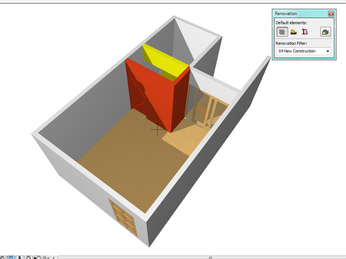 Renovation in ArchiCAD