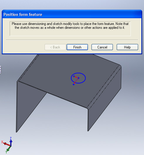 การแก้ไขปัญหาการใช้คำสั่ง Forming tools ไม่ได้