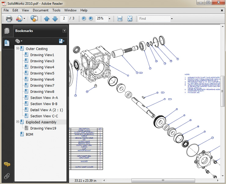 Drawing PDF Generator ด้วย SolidWorks Macros