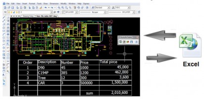 นับบล็อคด้วย AutoXLS Table ใน GstarCAD