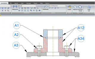 เทคนิคบอกรายละเอียดชิ้นส่วนงานเครื่องกลที่ซ้ำกันได้ง่ายๆ ด้วย GstarCAD