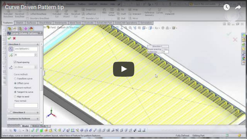 Curve Driven Pattern tip