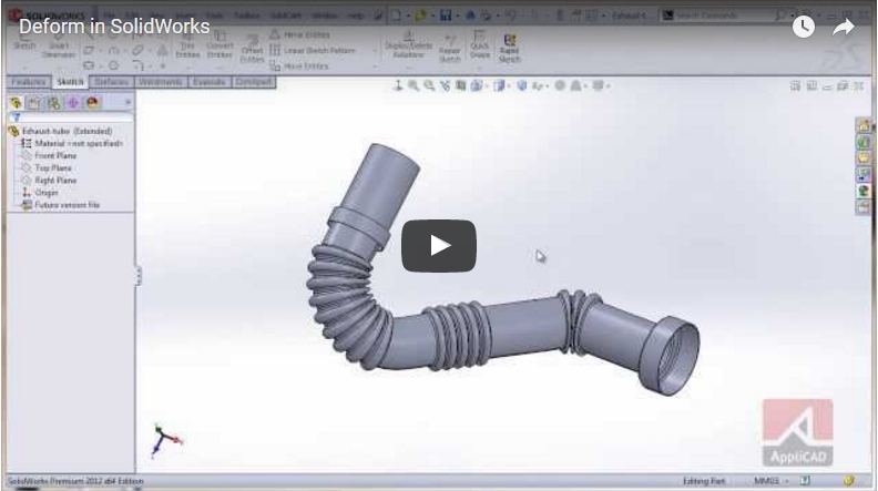 Deform in SolidWorks