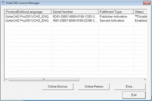 วิธีการ Borrow และ Return License Online ใน GstarCAD