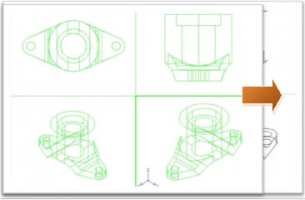 เทคนิคการฉายภาพ 3 มิติ เป็น 2 มิติ ด้วยคำสั่ง SOLPROF ใน GstarCAD