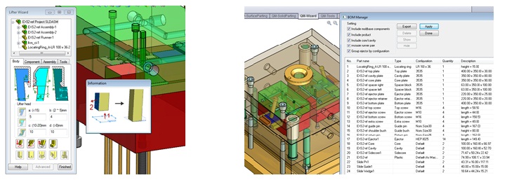 เพิ่มศักยภาพด้านการออกแบบแม่พิมพ์พลาสติกบน SolidWorks ด้วย 3DQuickMold (ตอนที่ 2)