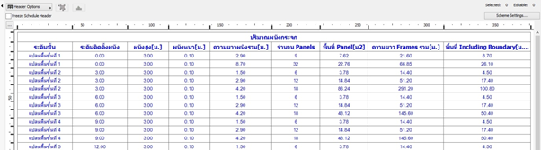 ถอด BOQ งานผนังกระจก