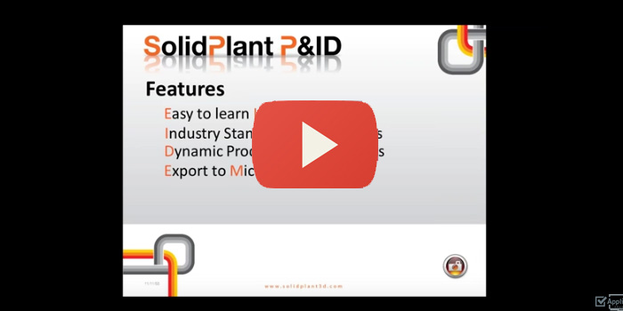 การออกแบบงาน P&ID และงานออกแบบ Plant 3D ด้วย SolidPlant