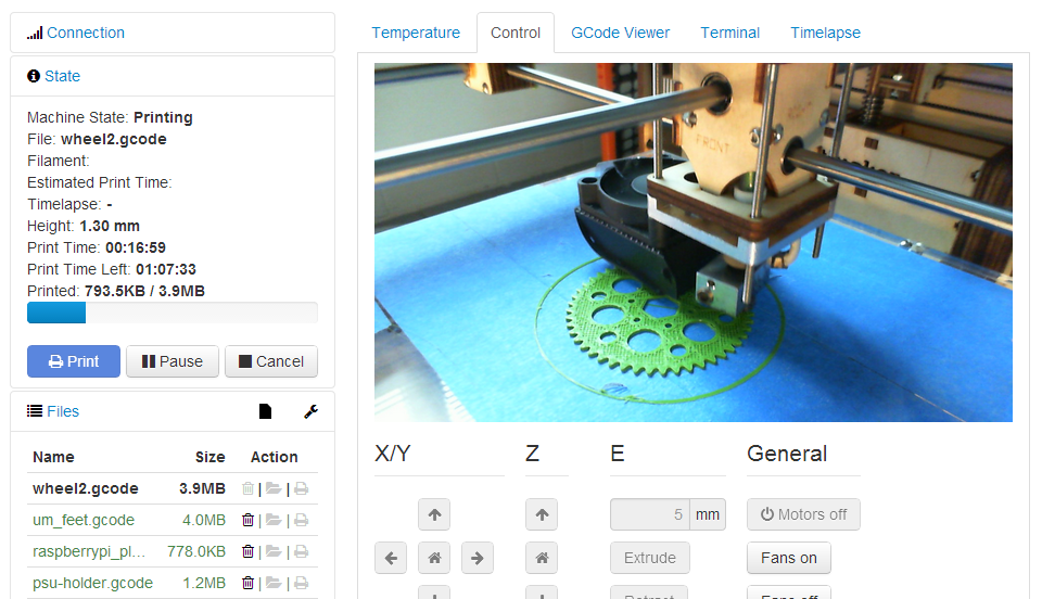 Best 3D Printing Software #20: OctoPrint