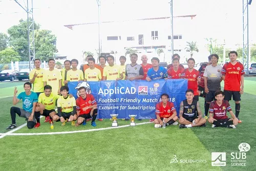 ภาพบรรยากาศ : AppliCAD Football Friendly Match 2018