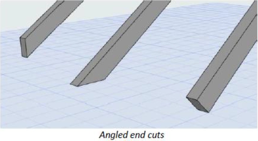 ARCHICAD 23 : Beam Column End Cuts