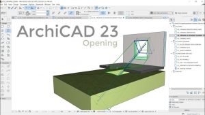 รีวิวใช้งานคำสั่งใหม่ใน ArchiCAD 23 !! Opening Tool การเจาะพื้น ผนัง