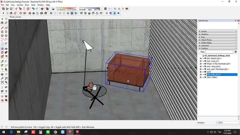 Trimble Sketchup โปรแกรมออกแบบบ้าน งานก่อสร้าง สถาปัตยกรรมต่างๆ