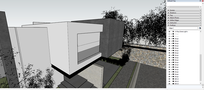 SketchUp-Outliner-02 SketchUp Pro Outliner -02