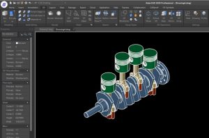 GstarCAD รูปแบบการแสดงผลของชิ้นงาน 3D