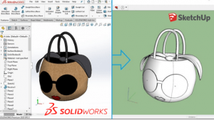 การ Export Model จาก SOLIDWORKS to SketchUp