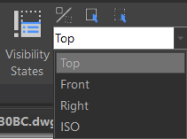 สร้าง View ทั้งหมดเสร็จแล้ว จะมีวิวขึ้นมาให้เลือกในหัวข้อ Visibility States ตามที่สร้างไว้