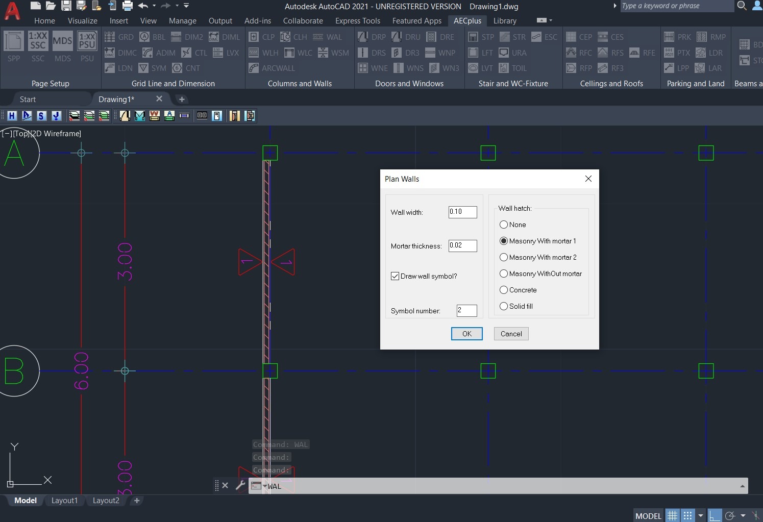 เสริมทัพ AutoCAD2021 ช่วยเขียนแบบบ้านและอาคาร ด้วย Add-on AECPlus (โหลดฟรี)