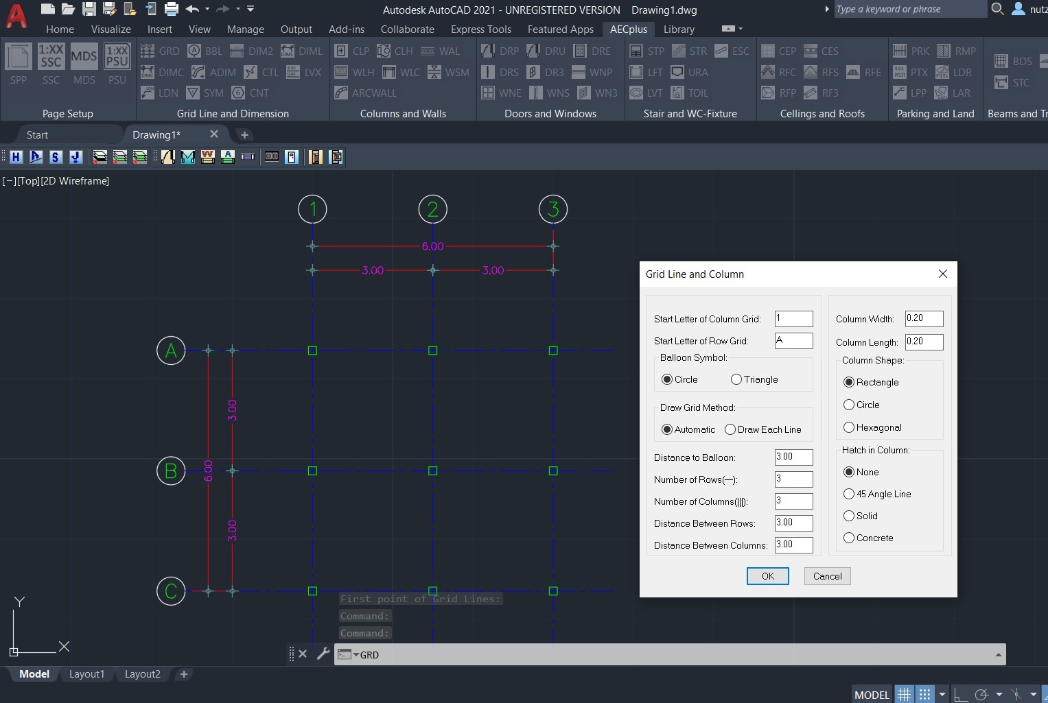 เสริมทัพ AutoCAD2021 ช่วยเขียนแบบบ้านและอาคาร ด้วย Add-on AECPlus (โหลดฟรี)