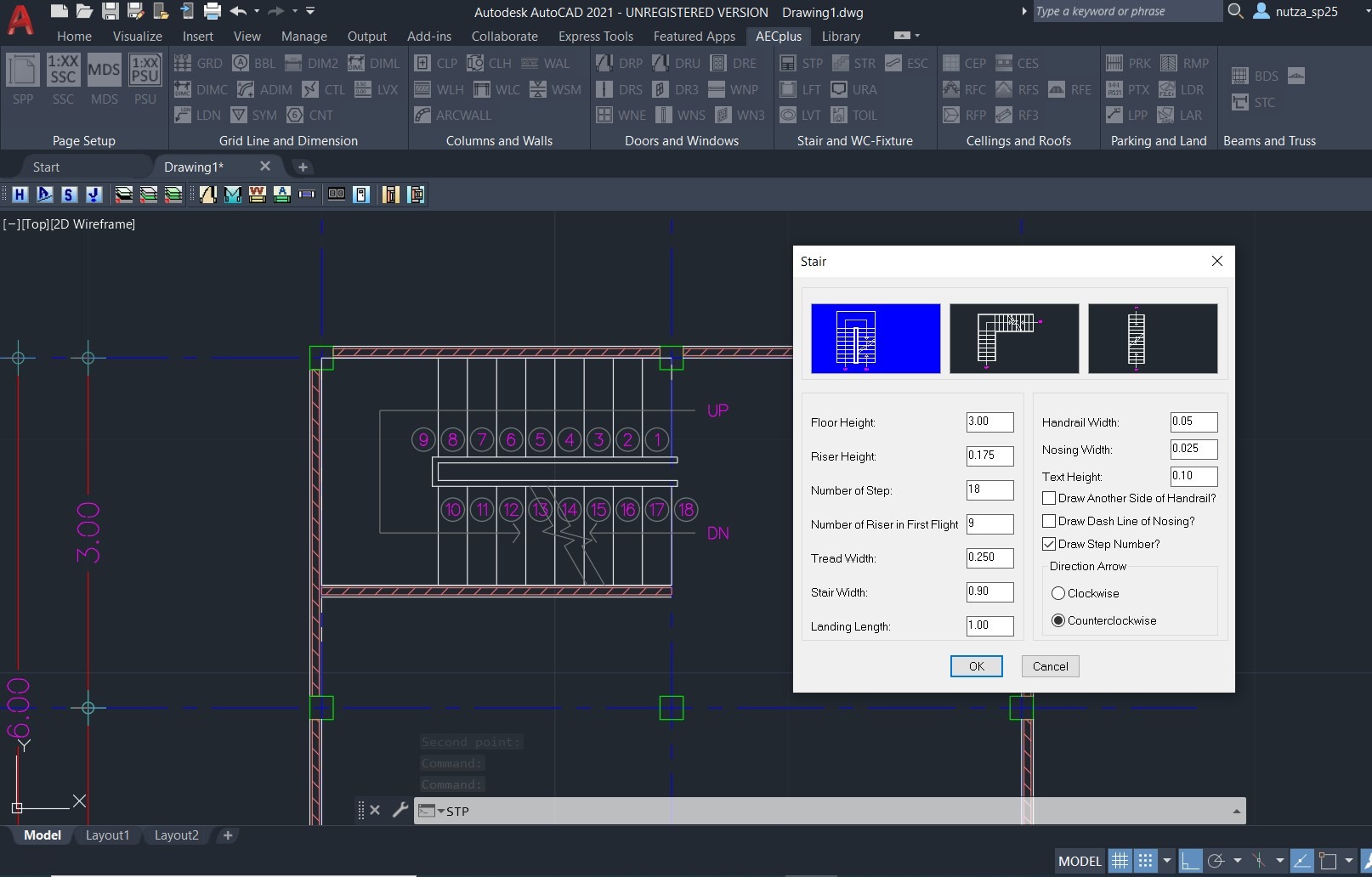 เสริมทัพ AutoCAD2021 ช่วยเขียนแบบบ้านและอาคาร ด้วย Add-on AECPlus (โหลดฟรี)