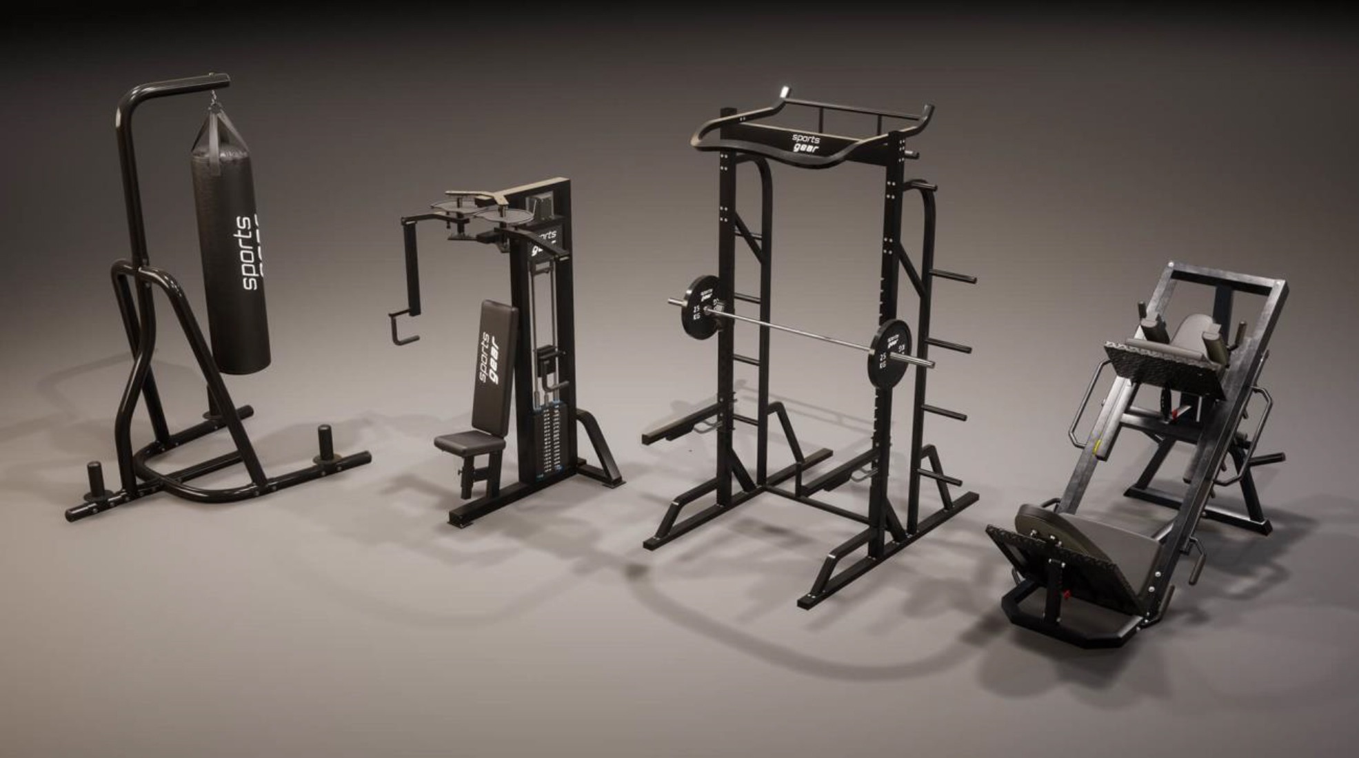 workout-furniture-assets Twinmotion 2021.1 : New trees, humans, and workout furniture assets