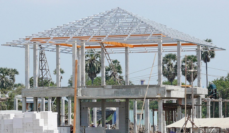 รูปที่ 1 โครงสร้างหลังคา (Roof Truss) 