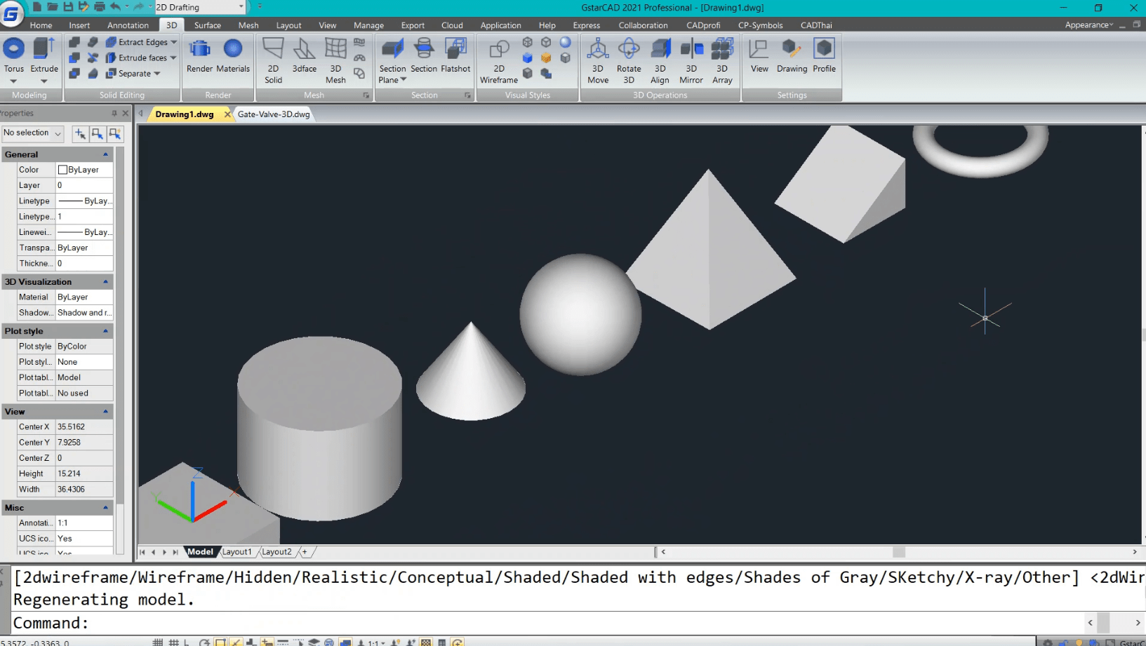 เรียนออนไลน์ เขียนแบบด้วย GstarCAD 3D ฟรี!! (พร้อมโปรแกรมทดลองใช้) เรียนออนไลน์ เขียนแบบด้วย Gstarcad 3D ฟรี!! (พร้อมโปรแกรมทดลองใช้)