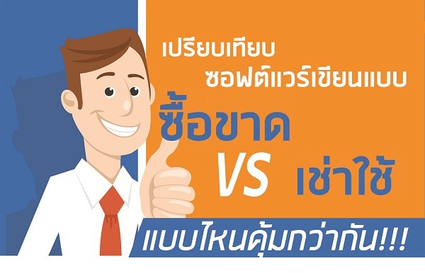 ซอฟต์แวร์ เช่าใช้ VS ซื้อขาด แบบไหนคุ้มค่ากว่ากัน