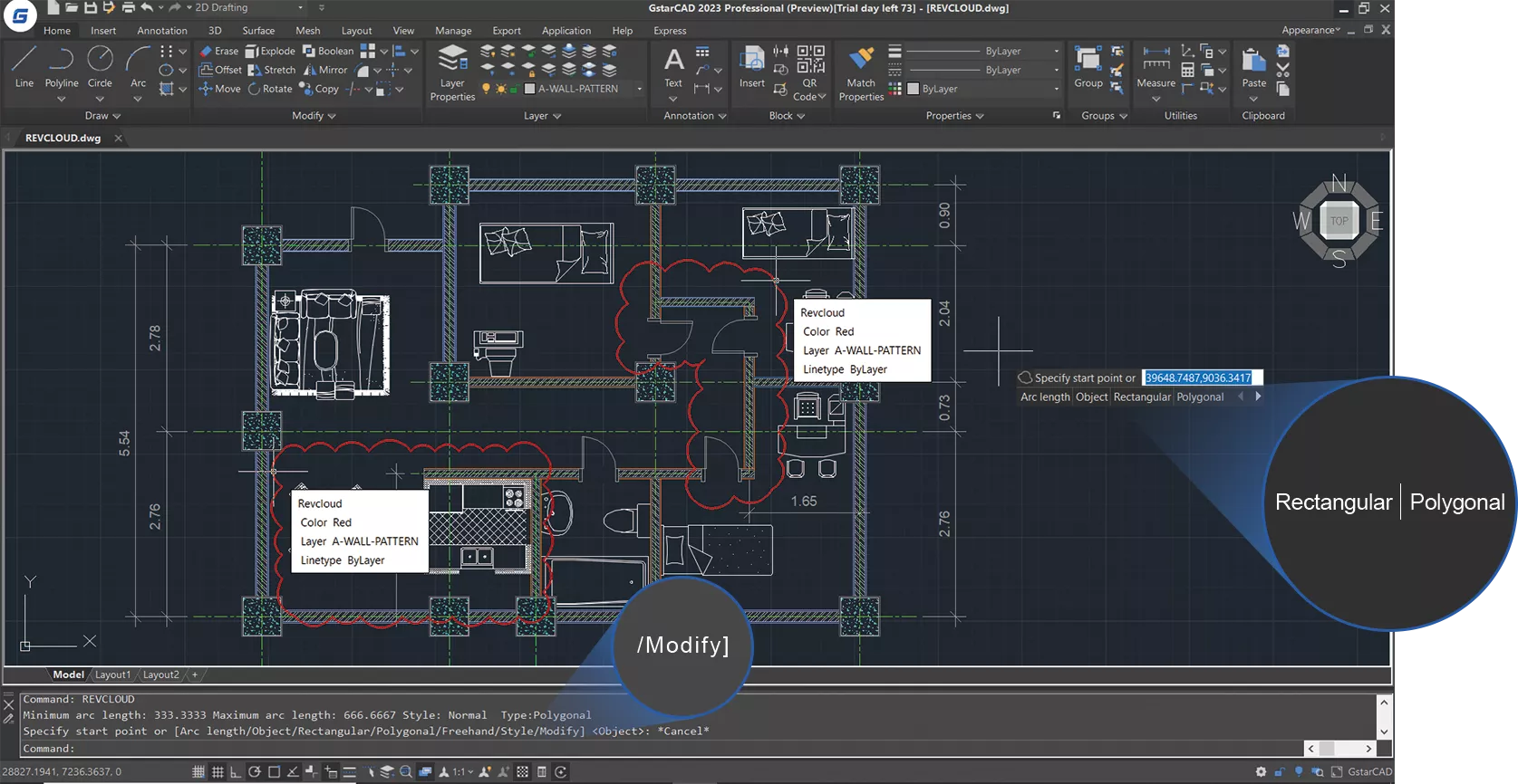 GstarCAD2013 REVCLOUD