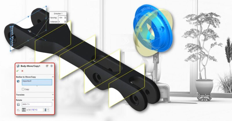 SOLIDWORKS_2025_Geometry SOLIDWORKS 2025 ทำแพทเทิร์นง่ายขึ้น